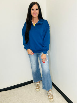 Walker Cropped Wide Leg Risen Jeans-jeans-Risen-Motis & Co Boutique, Women's Fashion Boutique in Carthage, Missouri