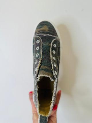Corkys Babalu Camo Slip-On Sneakers-Sneakers-Corkys-Motis & Co Boutique, Women's Fashion Boutique in Carthage, Missouri
