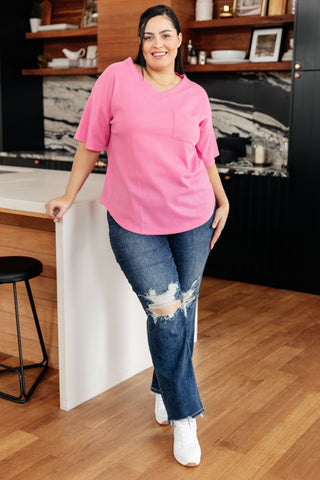 Back Together V-Neck Top-Short Sleeves-Ave Shops-Motis & Co Boutique, Women's Fashion Boutique in Carthage, Missouri