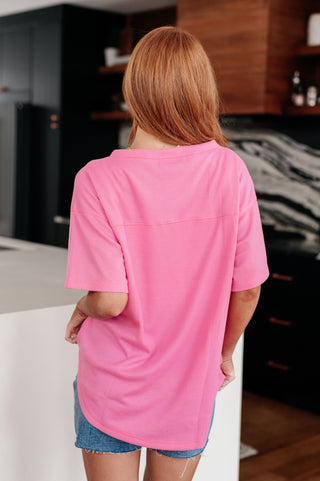 Back Together V-Neck Top-Short Sleeves-Ave Shops-Motis & Co Boutique, Women's Fashion Boutique in Carthage, Missouri