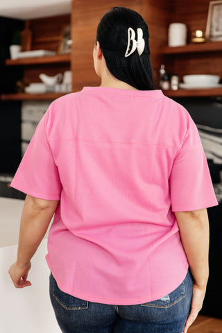 Back Together V-Neck Top-Short Sleeves-Ave Shops-Motis & Co Boutique, Women's Fashion Boutique in Carthage, Missouri