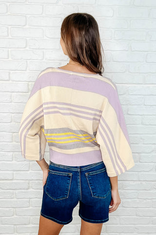 Barely Justified Striped Dolman Sleeve Top-Womens-Ave Shops-Motis & Co Boutique, Women's Fashion Boutique in Carthage, Missouri