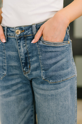 Bella High Waist Soft Barrel Stitch Thru Pocket-Jeans-Ave Shops-Motis & Co Boutique, Women's Fashion Boutique in Carthage, Missouri