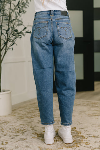 Bella High Waist Soft Barrel Stitch Thru Pocket-Jeans-Ave Shops-Motis & Co Boutique, Women's Fashion Boutique in Carthage, Missouri