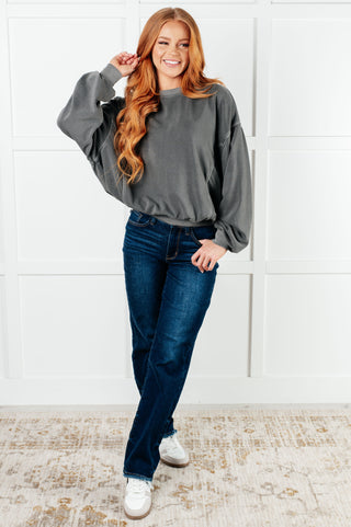 Beyond the Basics Pullover in Ash Black-Pullovers-Ave Shops-Motis & Co Boutique, Women's Fashion Boutique in Carthage, Missouri