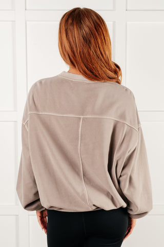 Beyond the Basics Pullover in Ash Mocha-Pullovers-Ave Shops-Motis & Co Boutique, Women's Fashion Boutique in Carthage, Missouri