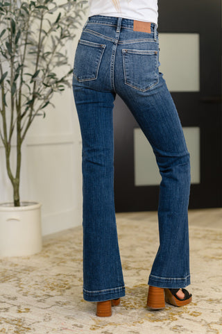 Bonnie High Waist Trouser Flare-Jeans-Ave Shops-Motis & Co Boutique, Women's Fashion Boutique in Carthage, Missouri
