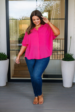 Bounding Beauty Button Down Blouse-Womens-Ave Shops-Motis & Co Boutique, Women's Fashion Boutique in Carthage, Missouri