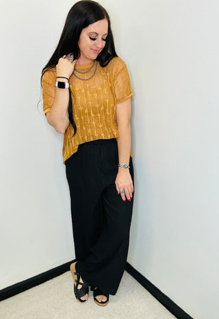 Toby Black Wide Leg Lined Pants-pants-staccato-Motis & Co Boutique, Women's Fashion Boutique in Carthage, Missouri