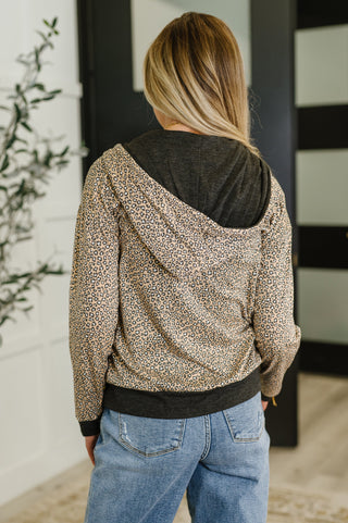 Call of the Wild Contrast Trim Zip Up-Coats & Jackets-Ave Shops-Motis & Co Boutique, Women's Fashion Boutique in Carthage, Missouri