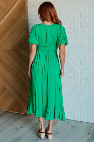Catch a Cloud and Pin it Down Smocked Bodice Dress-Dresses-Ave Shops-Motis & Co Boutique, Women's Fashion Boutique in Carthage, Missouri
