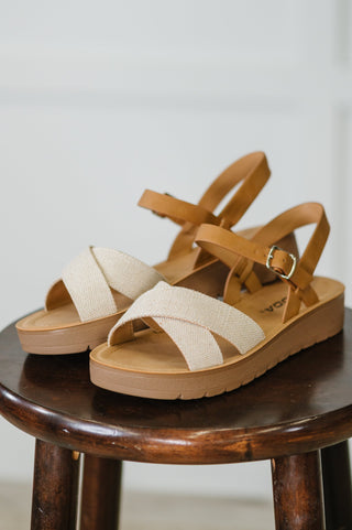Chester Platform Nubuck Wedge Sandals in Cream-Sandals-Ave Shops-Motis & Co Boutique, Women's Fashion Boutique in Carthage, Missouri