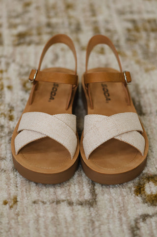 Chester Platform Nubuck Wedge Sandals in Cream-Sandals-Ave Shops-Motis & Co Boutique, Women's Fashion Boutique in Carthage, Missouri