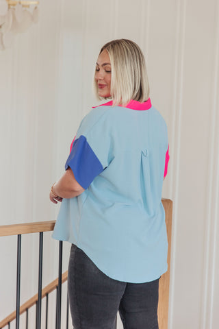Color Me Cool Color Block Top-Tops-Ave Shops-Motis & Co Boutique, Women's Fashion Boutique in Carthage, Missouri