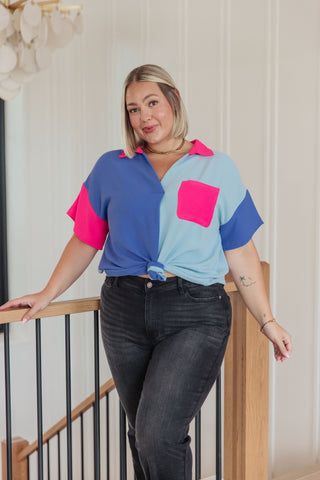 Color Me Cool Color Block Top-Tops-Ave Shops-Motis & Co Boutique, Women's Fashion Boutique in Carthage, Missouri