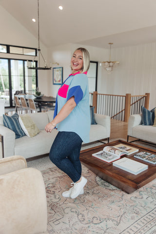 Color Me Cool Color Block Top-Tops-Ave Shops-Motis & Co Boutique, Women's Fashion Boutique in Carthage, Missouri