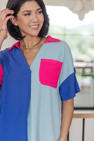 Color Me Cool Color Block Top-Tops-Ave Shops-Motis & Co Boutique, Women's Fashion Boutique in Carthage, Missouri