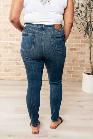 Cora High Rise Control Top Skinny Jeans-Jeans-Ave-Motis & Co Boutique, Women's Fashion Boutique in Carthage, Missouri
