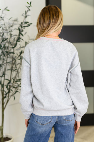 Country Club Pickle Ball Graphic Sweatshirt-Graphic Sweaters-Ave Shops-Motis & Co Boutique, Women's Fashion Boutique in Carthage, Missouri