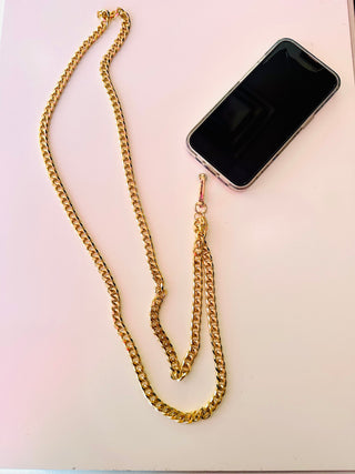 Universal Long Chain Cross Body Phone Strap-Phone Accessories-Motis & CO-Motis & Co Boutique, Women's Fashion Boutique in Carthage, Missouri