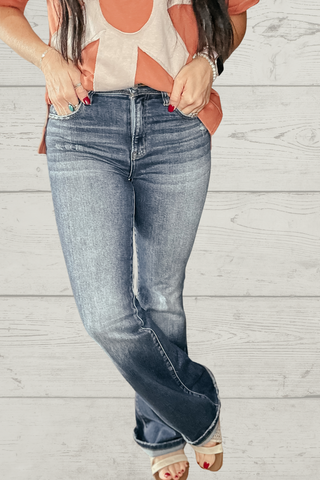 Robbie High Rise Dark Bootcut Jean-Jeans-Risen-Motis & Co Boutique, Women's Fashion Boutique in Carthage, Missouri