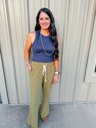 Moss Mid Rise Flare Pants-Pants-GiGiO-Motis & Co Boutique, Women's Fashion Boutique in Carthage, Missouri