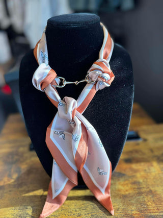Snaffle Bit Scarf Slide-Necklaces-Westrian International-Motis & Co Boutique, Women's Fashion Boutique in Carthage, Missouri