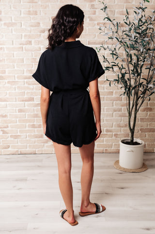 Don't Worry 'Bout a Thing V-Neck Romper-Jumpsuits & Rompers-Ave Shops-Motis & Co Boutique, Women's Fashion Boutique in Carthage, Missouri