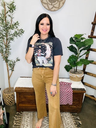 Cowboy in The Moon Graphic Tee XOXO Art Co-Graphic Tees-XOXO ART & Co-Motis & Co Boutique, Women's Fashion Boutique in Carthage, Missouri