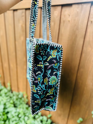Quilted Tote Bags-Handbags-Motis & CO-Motis & Co Boutique, Women's Fashion Boutique in Carthage, Missouri
