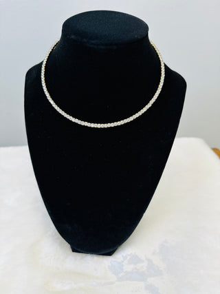 Luxe Tennis Necklace-Necklaces-ChanSutt-Motis & Co Boutique, Women's Fashion Boutique in Carthage, Missouri