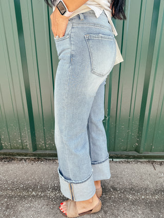 Jasper High Rise Straight Jeans-Jeans-Risen-Motis & Co Boutique, Women's Fashion Boutique in Carthage, Missouri