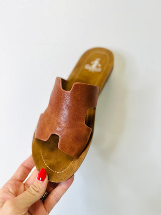 Corky's Brown Bogalusa Slip On Sandal-Sandals-Motis-Motis & Co Boutique, Women's Fashion Boutique in Carthage, Missouri