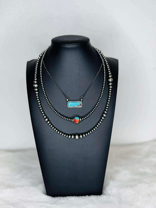 Dixon Turquoise Bar Necklace