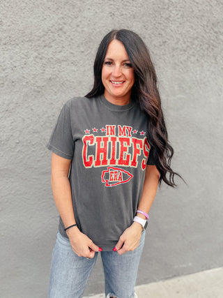 Chiefs Era Gameday Graphic Tee-Graphic Tees-Southern Babe Wholesale-Motis & Co Boutique, Women's Fashion Boutique in Carthage, Missouri