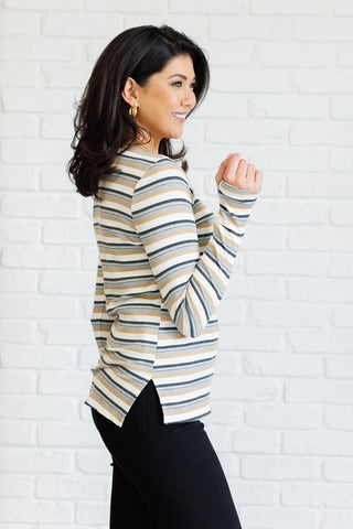 East Coast Breeze Striped Top-Long Sleeves-Ave Shops-Motis & Co Boutique, Women's Fashion Boutique in Carthage, Missouri