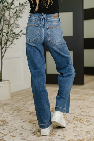 Elsie High Rise Double Button Wide Leg Jeans-Jeans-Ave Shops-Motis & Co Boutique, Women's Fashion Boutique in Carthage, Missouri