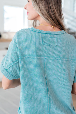 End of Beginning Mineral Wash Top-Short Sleeves-Ave Shops-Motis & Co Boutique, Women's Fashion Boutique in Carthage, Missouri