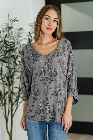 Falling in Deep Crinkle Woven Blouse Dune Grey-Long Sleeves-Ave Shops-Motis & Co Boutique, Women's Fashion Boutique in Carthage, Missouri