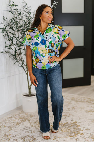 Fielding Questions Floral Top-Womens-Ave Shops-Motis & Co Boutique, Women's Fashion Boutique in Carthage, Missouri