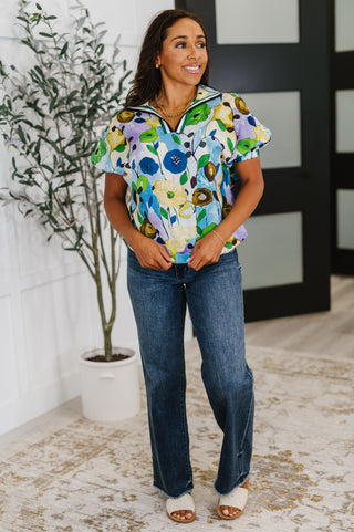 Fielding Questions Floral Top-Womens-Ave Shops-Motis & Co Boutique, Women's Fashion Boutique in Carthage, Missouri