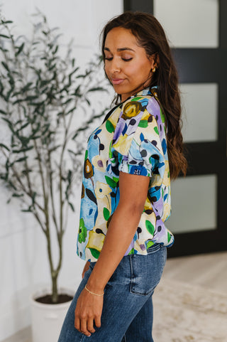 Fielding Questions Floral Top-Womens-Ave Shops-Motis & Co Boutique, Women's Fashion Boutique in Carthage, Missouri