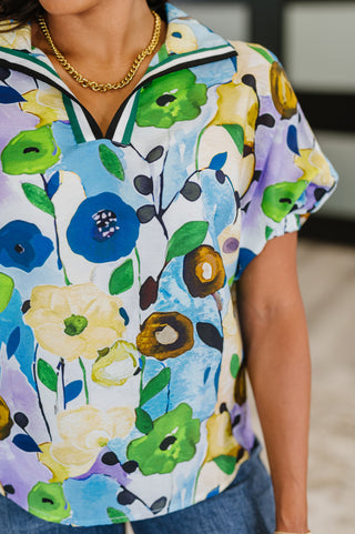 Fielding Questions Floral Top-Womens-Ave Shops-Motis & Co Boutique, Women's Fashion Boutique in Carthage, Missouri