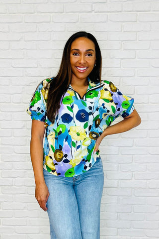 Fielding Questions Floral Top-Womens-Ave Shops-Motis & Co Boutique, Women's Fashion Boutique in Carthage, Missouri