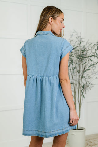 First Rodeo Denim Dress-Dresses-Ave Shops-Motis & Co Boutique, Women's Fashion Boutique in Carthage, Missouri