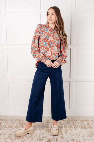 Floral Delight Blouse-Long Sleeves-Ave Shops-Motis & Co Boutique, Women's Fashion Boutique in Carthage, Missouri