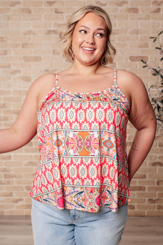 Free Spirited Mixed Print Tank-Tops-Ave Shops-Motis & Co Boutique, Women's Fashion Boutique in Carthage, Missouri