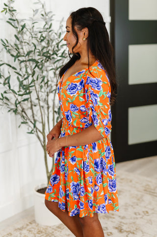 Frock Star V-Neck Skort Dress-Dresses-Ave Shops-Motis & Co Boutique, Women's Fashion Boutique in Carthage, Missouri