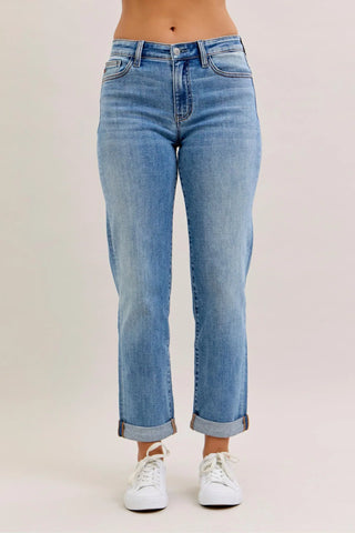 Aubrey Mid Rise Boyfriend-jeans-Ave Shops-Motis & Co Boutique, Women's Fashion Boutique in Carthage, Missouri