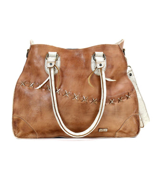 Bruna Tan Leather Handbag by Bed|Stu-Handbags-Bedstu-Motis & Co Boutique, Women's Fashion Boutique in Carthage, Missouri